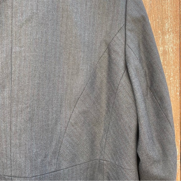 SEJOUR Women’s Gray Navy Blazer Jacket Single Breasted Size 18W - Picture 13 of 14